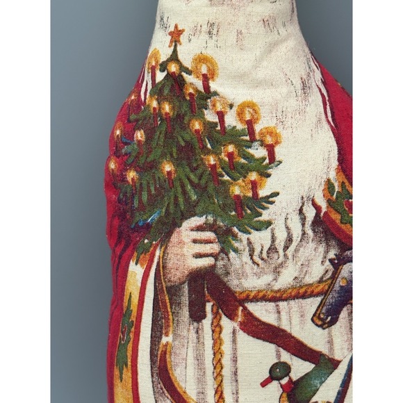 Vintage Dutch Sinterklaas Santa Designed by Hudson Talbott Cloth Pillow 1976 - Picture 3 of 9